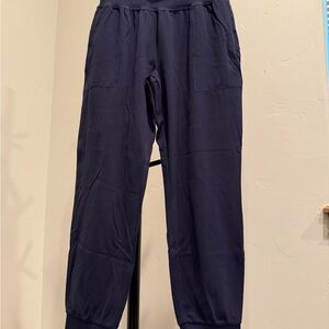 Athleta Salutation Jogger Powervita Navy Blue Size S